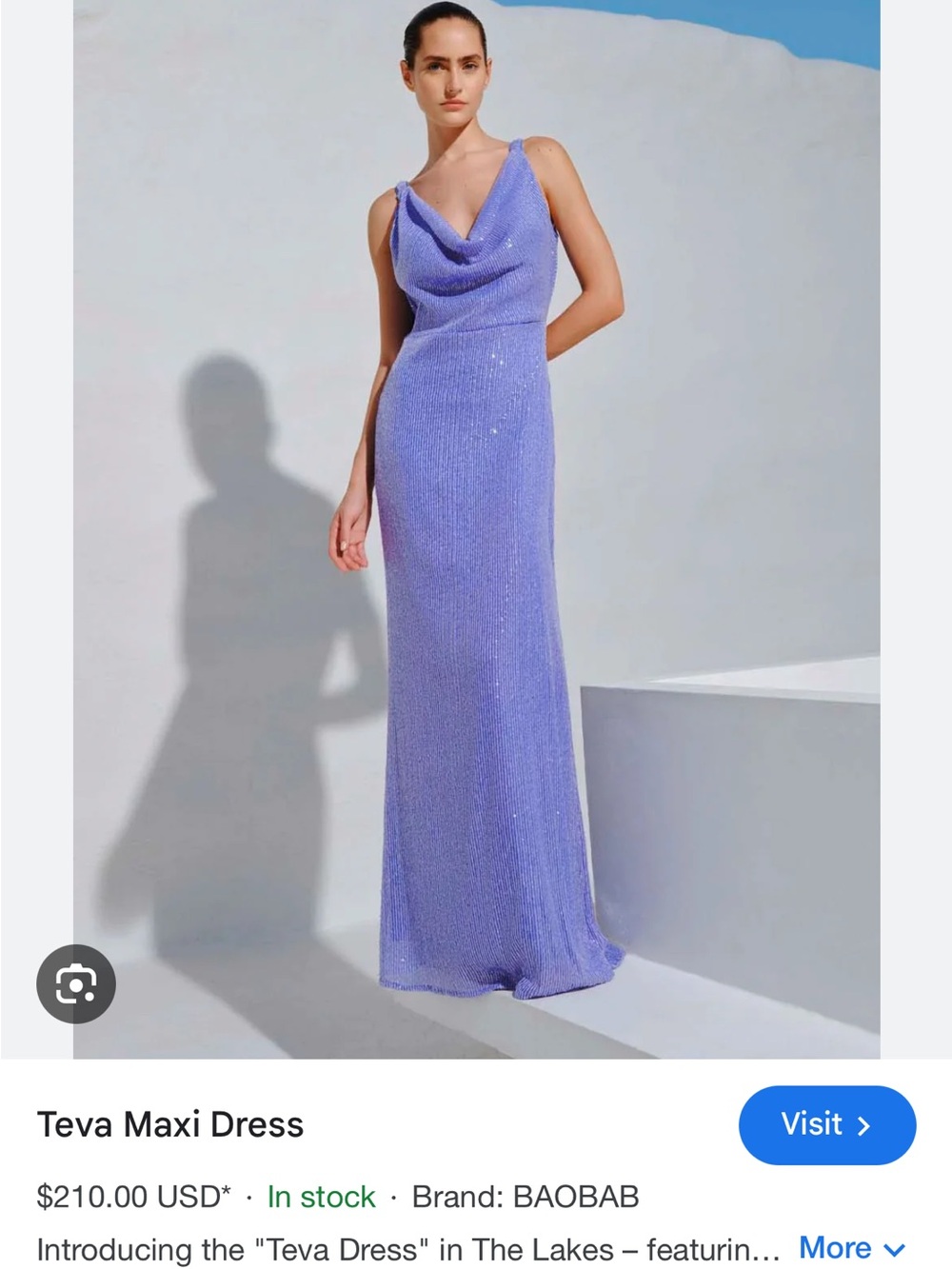 Baobab Collection Teva Maxi Dress - Lavender